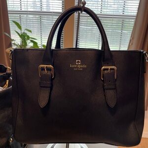 Kate Spade Black Leather Handbag